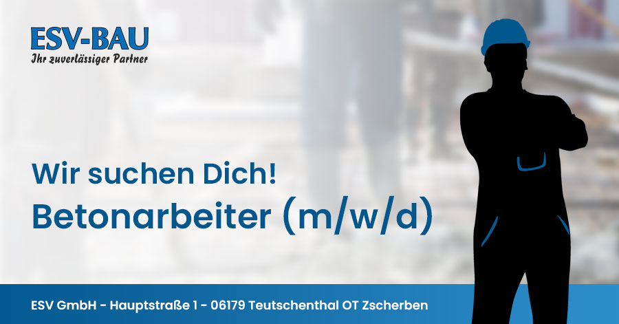Job Betonarbeiter ESV Bau GmbH